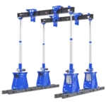 Hydraulic gantry systems